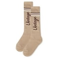thumbnail image 6 of MeMoi Girls Vintage Stripe Cotton Blend Knee High Socks - Girls - Female, 12, Tan, 6 of 7