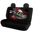 thumbnail image 5 of FUIALDOLG Rear Bench Seat Covers with Skull Rose Pattern, 2 Pack, Comfortable Stretch Waterproof Dirt Proof Covers for SUV Car Interior, 5 of 7