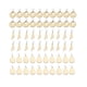 thumbnail image 1 of Sublimación en blanco productos lágrimas pendiente pendiente colgante salto anillos sin terminar fiesta favores en blanco bricolaje haciendo accesorios 60 piezas Noticed HA012660-00, 1 of 7