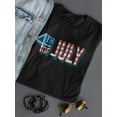 thumbnail image 3 of 4th Of July Vintage Banner T-Shirt Women -Image by Shutterstock, Female x-Large, 3 of 4