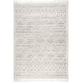 thumbnail image 2 of Alfombra NuLoom Ansley Moroccan Tassel 2x3 gris claro, 2 of 9
