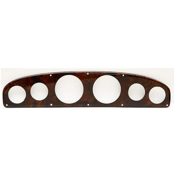 Misty Harbor Boat Blank Gauge Panel |  Woodgrain 20 3/8 x 4 3/8 Inch