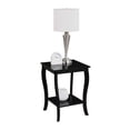 thumbnail image 3 of Convenience Concepts Table d'Appoint Carrée American Heritage en Finition Bois Noir, 3 of 5