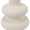 White, variant on REGALWOVEN Ceramic Vase for Flowers, Modern Ripple Textured Decorative Vase , Matte Round Flower Vase for Centerpiece White 4.7"L x 4.7"W x 6"H