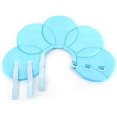 thumbnail image 3 of Cône de Récupération pour Animaux de Compagnie en Polyester Éponge de Collier de Protection pour Chat et Chien (Bleu, S), 3 of 7