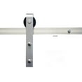 thumbnail image 4 of Sure-Loc Hardware, Inc. Barn Door Track System with Strap Roller 15 Modern Double Handle - Satin Nickel, 4 of 5