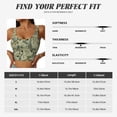 thumbnail image 5 of Balery Tropical Plants Green Pattern Racerback Sports Bras for Women - Padded Seamless High Impact Support for Yoga Gym Workout Fitness-Medium, 5 of 8
