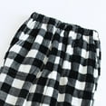 thumbnail image 5 of Timegrad Womens Pants Pajamas Plaid Elastic Waist Winter Fleece Lined Fall Casual Comfy Pants Homewear, 5 of 5