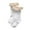 White, variant on Huowey Baby Socks Ruffle Socks With Lace Trim Eyelet Frilly Solid Color Cute Cotton Dress Crew Socks,Pink,3-5 Years