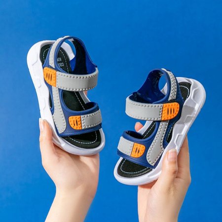 

Boys‘ Sandals New Fashionable Summer Medium and Large Children‘s Soft Sole Handsome Children‘s Baby Boys Beach Shoes