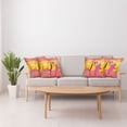 thumbnail image 4 of Ambesonne Travel Throw Pillow Cover 4 Pack, Spanish Dancer Woman and Man, 18", Coral Multicolor, 4 of 5