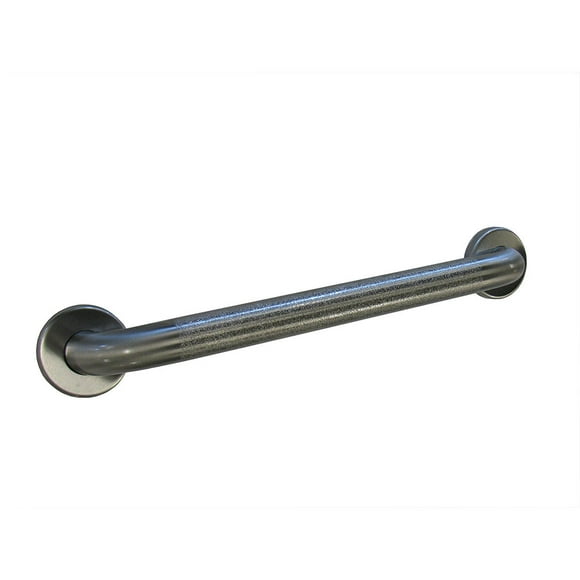 Bobrick B680699X24 B-6806.99 Series Grab Bar, Peened Gripping Surface, 1 1/2" Diameter, 24"L