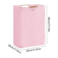 thumbnail image 3 of Large Capacity Laundry Hamper with Handles, Foldable Laundry Hamper, Freestanding Waterproof Clothes Hamper for Bedroom, Bathroom, Dorm, Laundry Room (Pink), 3 of 6