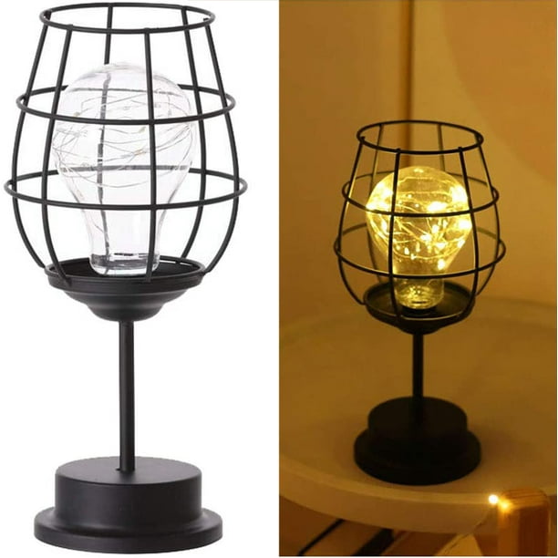 Metal and glass jug table lamp deals
