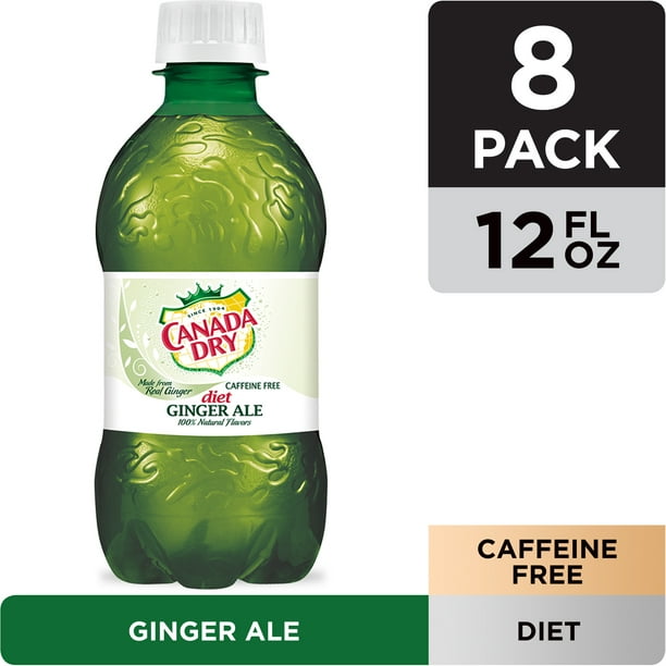Canada Dry Ginger Ale Nutrition Facts 20 Oz Diet Canada Dry Ginger Ale 12 Fl Oz Bottles 8 Pack Walmart Com Walmart Com