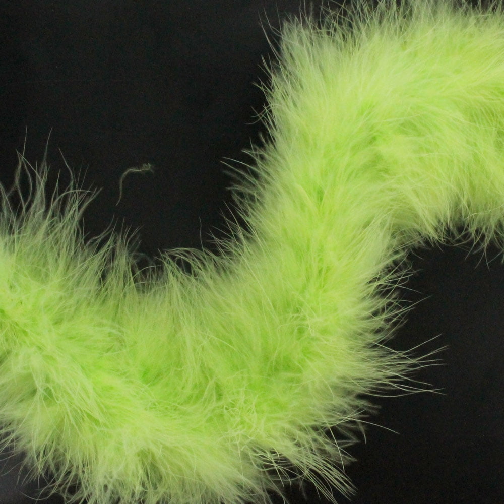 18" Soft Green Marabou Feather Boa