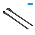 thumbnail image 3 of Uxcell Glasses End Tips 6 Pairs Eyeglass Anti Slip Ear Sock Pieces Tube Sleeve Replacement Temple, Black Style 4, 3 of 5