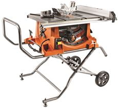 Ridgid 15-Amp Heavy-Duty Table Saw With 