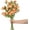 Orange, variant on Dried Flower Artificial Rose 6pcs 24 Inch Long Stem Silk Rose with 5 Flowers for Wedding DIY Bridal Bouquet Home Decor Centerpiece Arrangement(White)