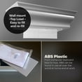 thumbnail image 5 of HealthyShelf Fashion Gray Multifold Paper Towel Dispenser - Wall Mounted Shelf - Healthy Shelf, 5 of 6
