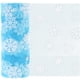thumbnail image 1 of Rollo de tul navideño con copos de nieve de 15 cm y 10 yardas, cinta de organza brillante con copos de nieve para decoración navideña, envoltura de regalos y decoración de fiestas (azul hielo)., 1 of 6