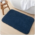 thumbnail image 3 of OEAKAY Bathroom Rugs,24"x16",Non Slip Shower Bath Room,Extra Soft and Absorbent,Bath Mats for Bathroom Floor,Machine Wash Dry Carpet Mat for Tub,Navy Blue 24"x16", 3 of 7