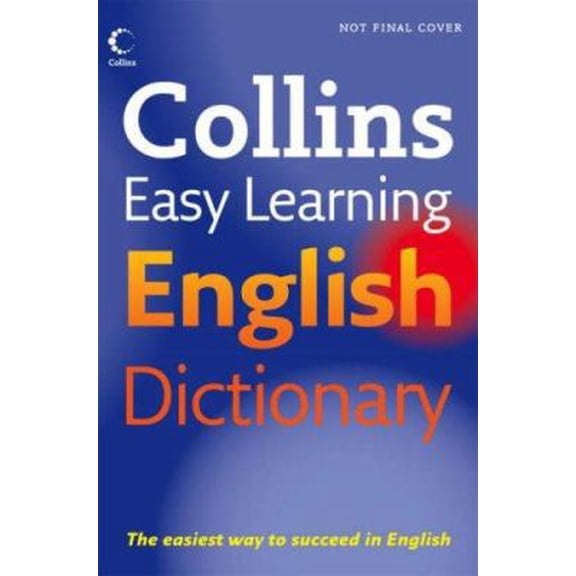 Pre-Owned Collins Easy Learning English Dictionary (Paperback) 000726125X 9780007261253
