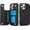 Black, variant on Card Slot Flip Leather Case for iPhone 16e 15 Pro Max 14 13 12 11 Se 3 2 Xs Xr 8 7 Plus Wallet Double Button Small Fragrant Wind(for iPhone 14 Pro/White)