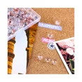 thumbnail image 3 of Push Pins 1/3 Inch Rose Gold Map Tacks 100-Count Large Size Pins Rose Gold Steel Point and Transparent Plastic Round Head, 3 of 5