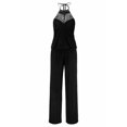 thumbnail image 5 of LASCANA Women's Crochet Halterneck Jumpsuit Strap, 5 of 6