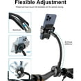 TRAHOOGooseneck Phone Holder for Wheelchair, Stroller, Golf Cart, Boat