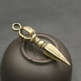thumbnail image 4 of Walbest Handcraft Pendant Retro Rust Resistant Brass Solid Religious Pestle Prayer Pendant, 1 Piece, 4 of 7