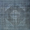 thumbnail image 1 of Ahgly Company Machine Washable Indoor Square Traditional Light Slate Gray Area Rugs, 8' Square, 1 of 7