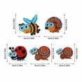 thumbnail image 3 of Kids Diamond Painting Fridge Magnets, Children DIY Diamond Art Kits with Soft Magnetic Backing, Assorted Themes, for Kids Crafts, 4 Pack (2.36 Inch), 3 of 6