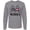 Athletic Heather, variant on 4th of July Meowica Cat in Flag Sunglasses Long Sleeve T-Shirt