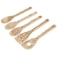 thumbnail image 1 of Cocina 5 Unids/set Pala Espátula Cuchara Kit Tallado Utensilios De Cocina De Bambú Utensilios De Cocina Suministro De Cocina, 1 of 7