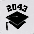 thumbnail image 3 of Inktastic Future Class of 2043 Graduate Baby Burp Cloth, 3 of 3