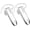 White, variant on [2 Pack] Bluetooth Earpiece Wireless Handsfree Headset V5.0 24 Hrs Driving with Mic 60 Days Standby Bluetooth Headset for iPhone Android Samsung Driver