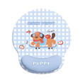 thumbnail image 1 of Alfombrilla de ratón con soporte para la muñeca Lucky Puppy Design, 18,8 x 22,7 cm, 1 of 1
