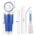 thumbnail image 2 of Termo Acero Inoxidable Vanow 30oz Popote+Cepillo Azul, 2 of 7