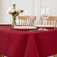 thumbnail image 2 of Mantel maxmill Jacquard rectangular de 152 x 356 cm, rojo, impermeable, 2 of 9