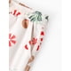 thumbnail image 4 of Pantalones de pijama PATPAT para niñas, a cuadros, color blanco, pan de jengibre, talla 7-8 años, 4 of 7