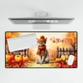 thumbnail image 4 of Happy Thanksgiving Devon Rex Give Thanks Fall Beanie Scarf Welcome Desk Mat Full Keyboard Mouse Pad Cat Lover Kitten Owner Gifts Large Mousepad - 00020, 4 of 5