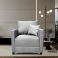 thumbnail image 4 of Sala Modular 3-2-1 El Bazar Store Atlanta Lino Gris Plata Sofa Love seat sillon, 4 of 8