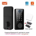 thumbnail image 2 of Door Lock, Smart Deadbolt Locks Of Tuya App Biometric Finrprint Password Keyless Entry Front Door Lock ,Easy to Install, 2 of 7