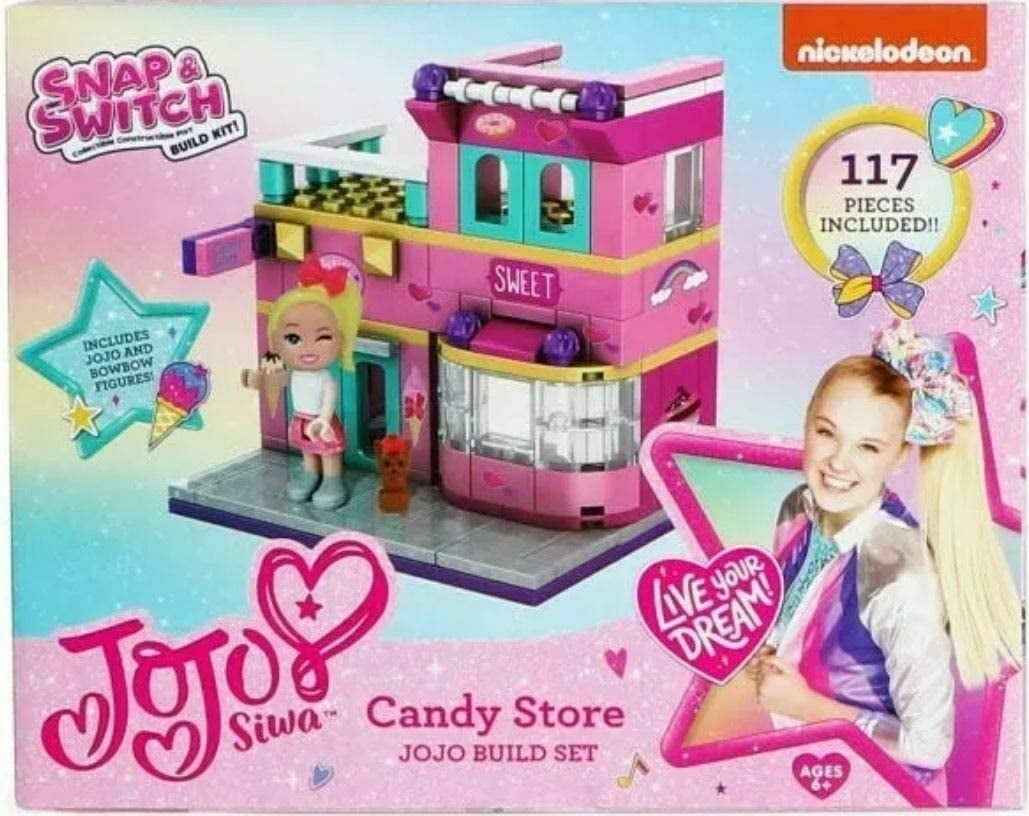 Jojo Siwa 117pc Candy Snap & Switch Build Set by Nickelodeon for sale online 