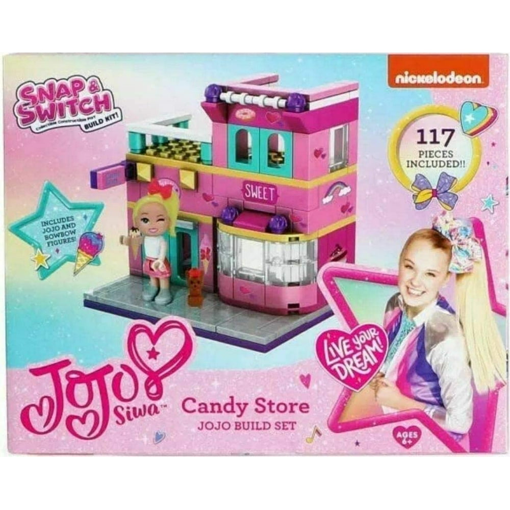 Snap & Switch JoJo Siwa Candy Store Build Set 117 Pieces - Walmart.com
