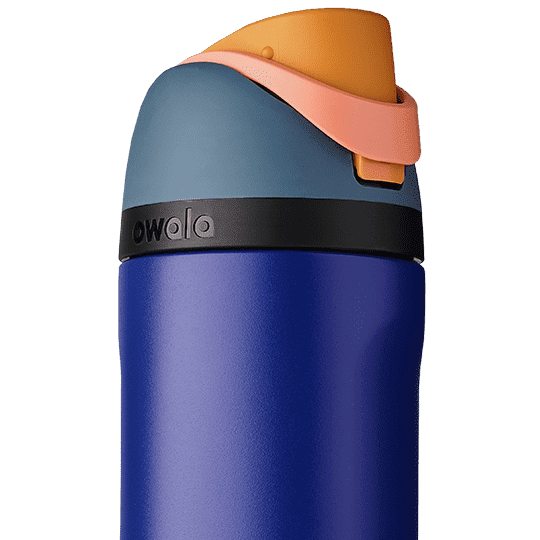 Owala FreeSip 24oz Stainless Steel Water Bottle - Shark/Blue - Yahoo  Shopping