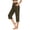 Army Green, variant on Bzhegqhd Solid Elastic Waist Pocket Cropped Pants Casual Stretchy Stylish Pants for Spring Summer Women's Clothing