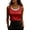 C-Red228, variant on DHFJKG Women Silk Satin Tank Top Pearl Scoop Neck Summer Blouse Sleeveless Shirt Business Casual Dressy Outfit Vacation Clothes Versatile Tops